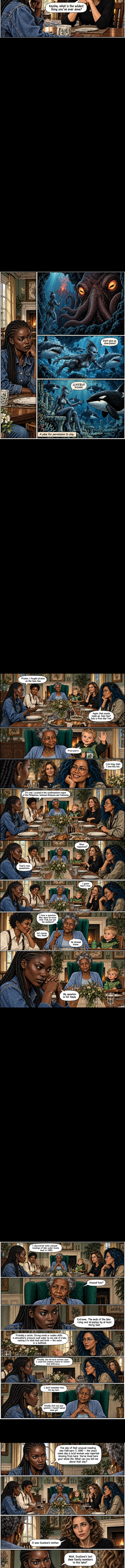 The Deep End of Black Pines, Issue 3: The Ripple Effect, Part 2, Depth, strip 2