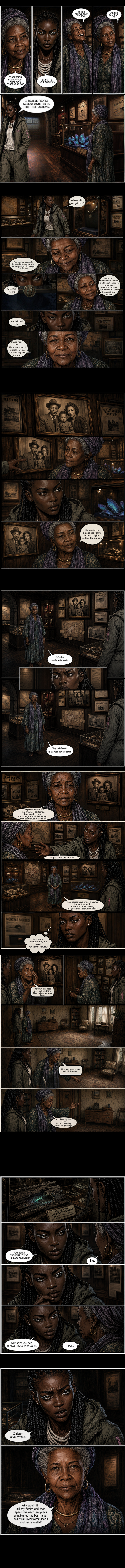 The Deep End of Black Pines, Issue 1: The Cold Contract, Part 4, What Gayle Knows, strip 2