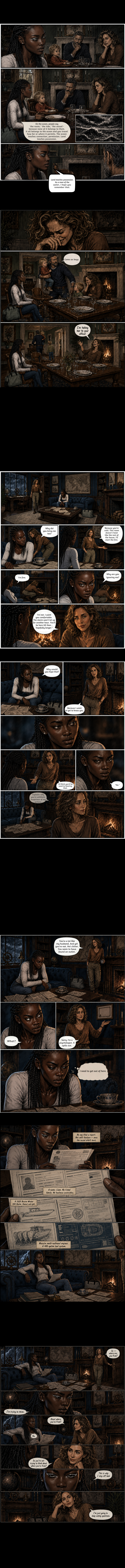 The Deep End of Black Pines, Issue 1: The Cold Contract, Part 5, The Woodrows, strip 2