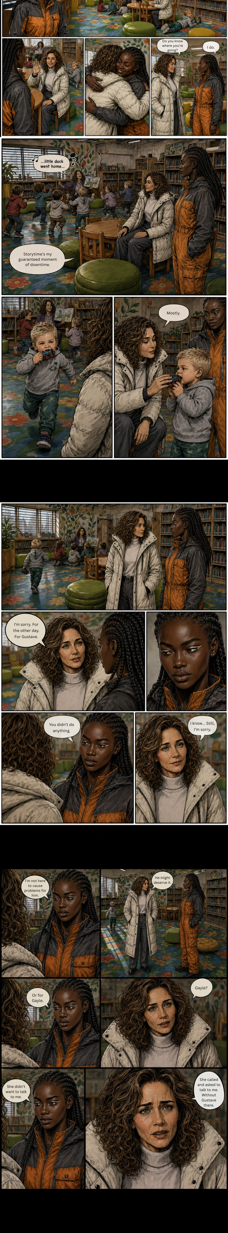 The Deep End of Black Pines, Issue 2: What the Water Hides, Part 2, Wounds and Mercies, strip 3