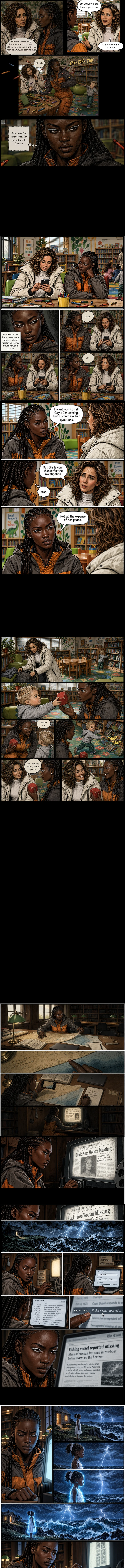 The Deep End of Black Pines, Issue 2: What the Water Hides, Part 3, Truths Collide, strip 1